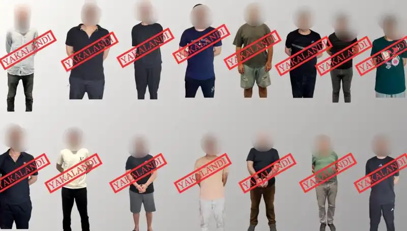 Kırmızı Bültenle Aranan 14 Kişi Operasyonla Yakalandı