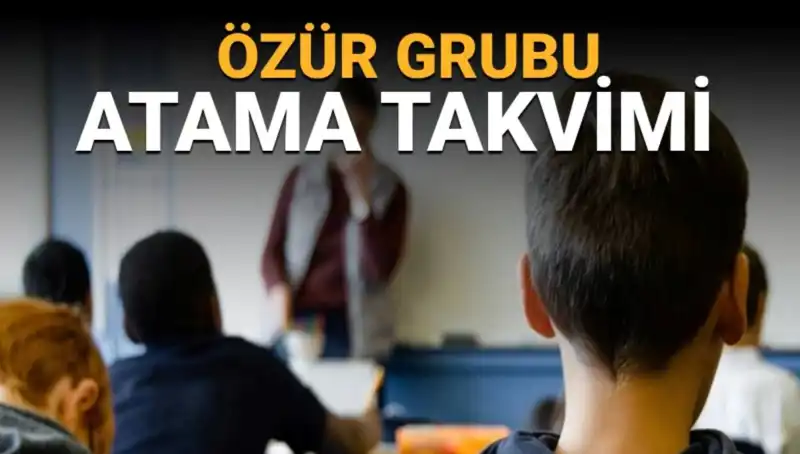 Öğretmenlerin Özür Grubu Atama Başvuru Süreci Başladı!