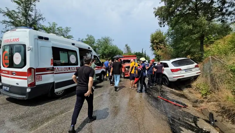 Sakarya'da Feci Trafik Kazası: Kamyonet ve Cip Çarpıştı, 5 Yaralı!