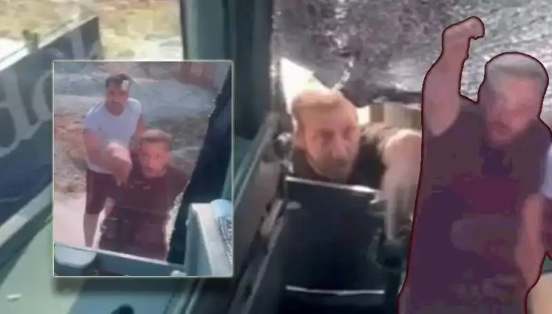 Turistleri Taşıyan Otobüse Taşlı Saldırı: Panik İle Dolu Korku Dolu Anlar