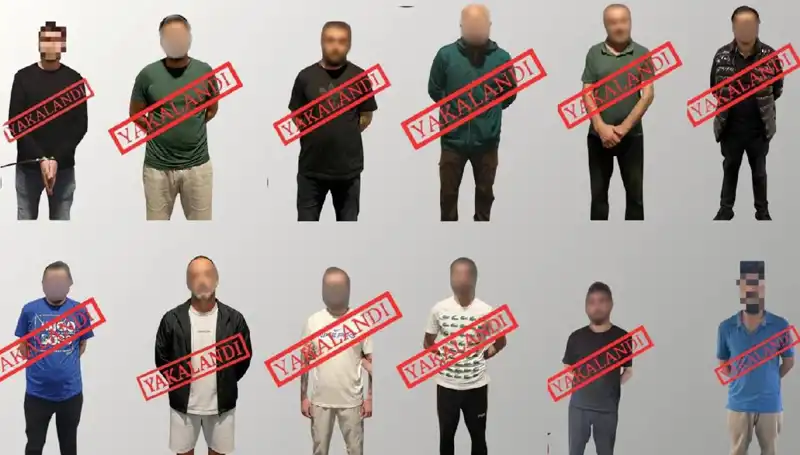 Ulusal Seviye Kırmızı Bültenle Aranan 12 Suçlu Yakalandı!