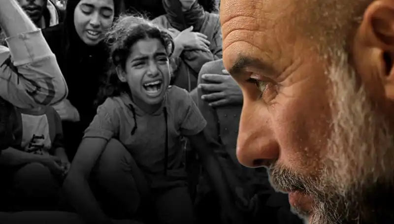 Pep Guardiola'nın Gazze ile İlgili Duygusal Açıklaması: 'Acıyı Vücudumda Hissediyorum!'