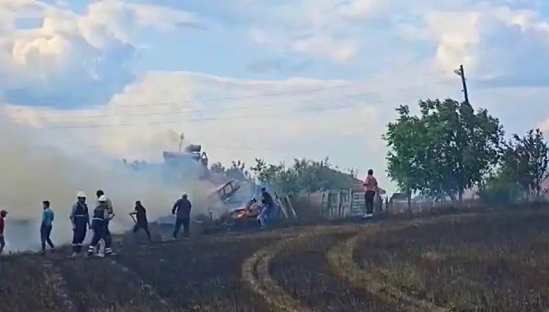 Tarlayı Kundaklayan Şüpheli, 4 Günde Polisi Peşine Taktı
